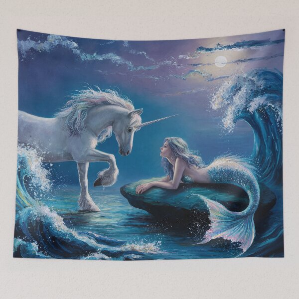 Item preview, Unicorn and Mermaid designed and sold by MyHeartNSoulArt.