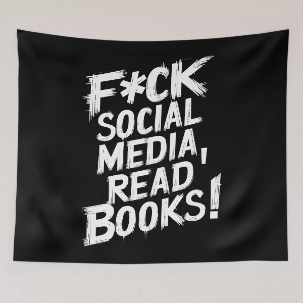 Item preview, F*ck Social Media, Read Books designed and sold by Quirky Shirts.