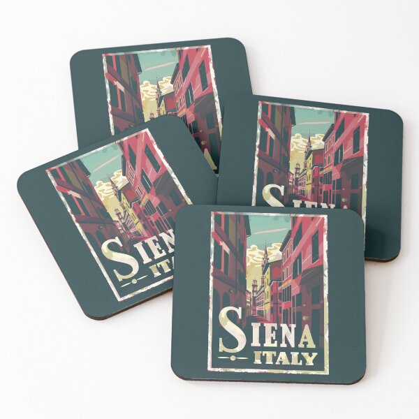 Item preview, A Vintage Travel Illustration of Siena - italy  designed and sold by GoodOldVintage.