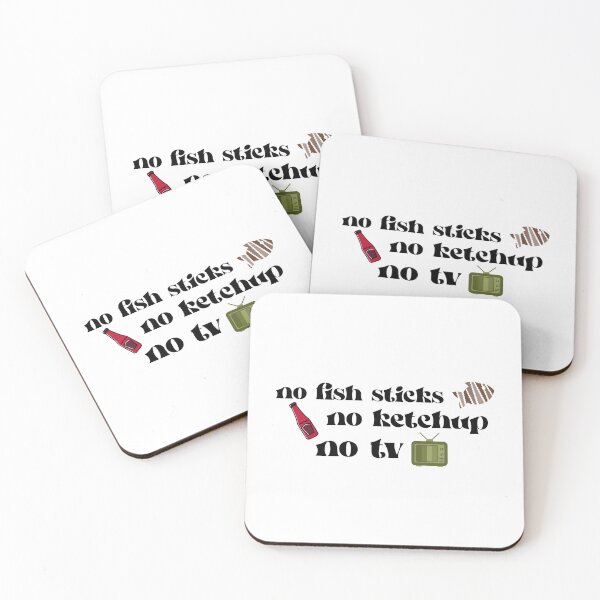 Item preview, no fish sticks, no ketchup, and no tv designed and sold by BookishLounge.