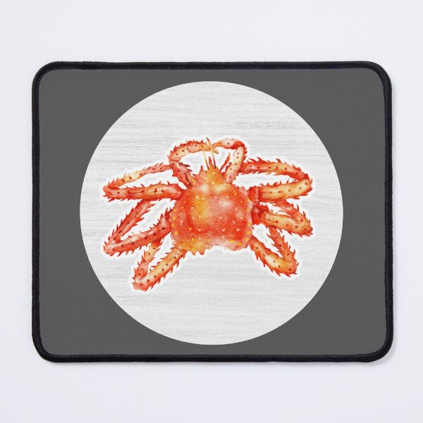 Item preview, Red Crab Watercolor Drawing designed and sold by LivingColorful.