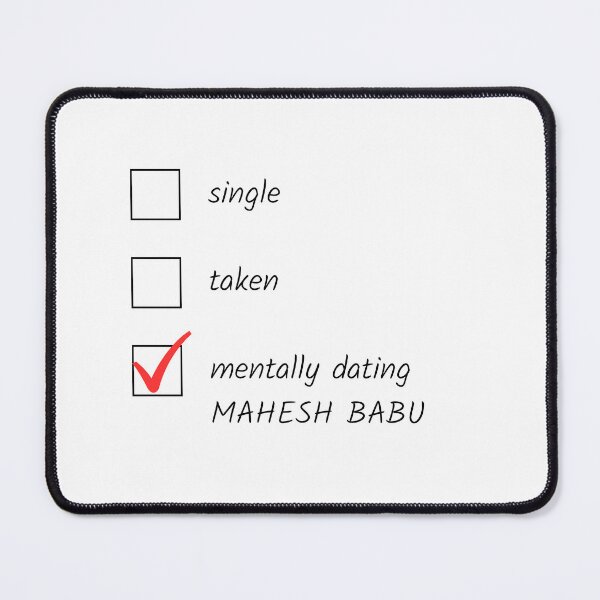 Item preview, Mentally Dating Mahesh Babu designed and sold by NikitaSD.