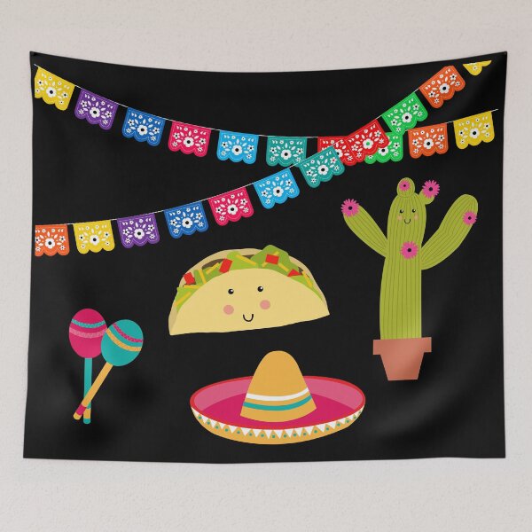 Item preview, Mexican Theme Cute Colorful Taco Summer Party  designed and sold by idovedesign.