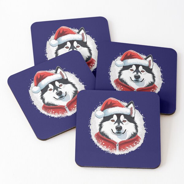 Item preview, Siberian dog cosplays as Santa Claus designed and sold by InwzaDesign.
