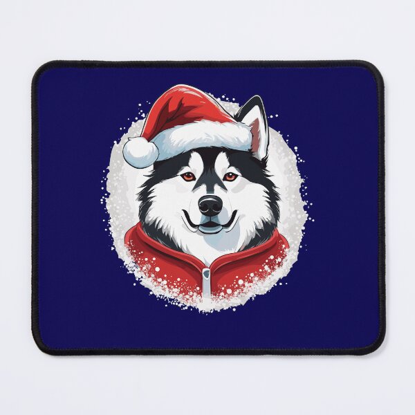 Item preview, Siberian dog cosplays as Santa Claus designed and sold by InwzaDesign.