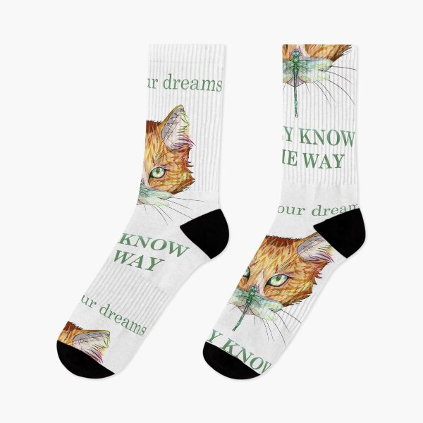 Item preview, Cat and Dragonfly Chase your dreams designed and sold by Confussable.