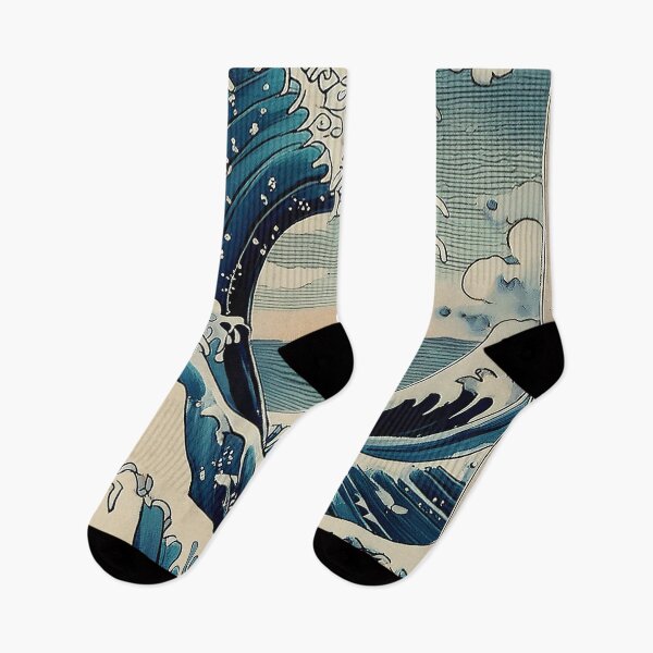 Item preview, The Great Wave Ancient Japanese Art Print/1 designed and sold by Synthwave Poem.