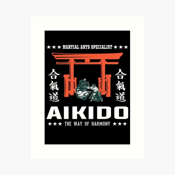 Artikel-Vorschau von Aikido Dojo - Traditionelle Kampfkunst aus Japan, designt und verkauft von RetroMaritalArt.
