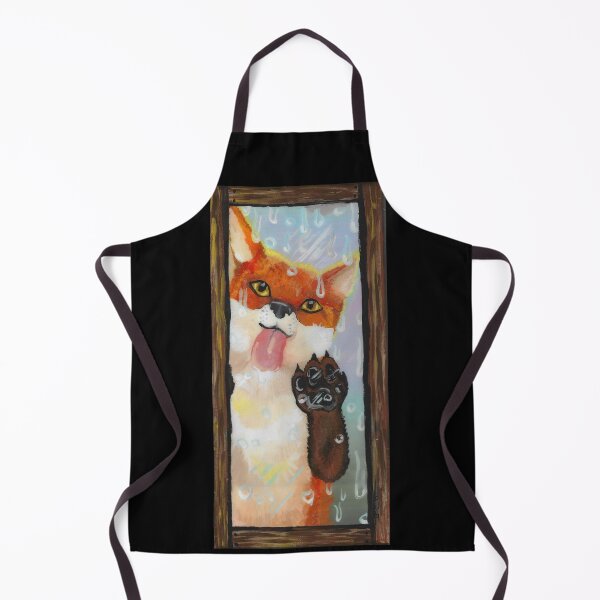 Item preview, Fox Licking Water Droplets off the Window designed and sold by PyroAshes.