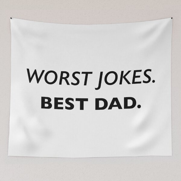 Item preview, worst jokes best dad father’s day designed and sold by KingaDesigns.