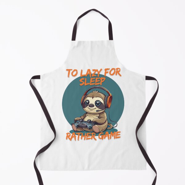 Item preview, Cute Gaming Sloth To Lazy For Sleep  designed and sold by Maciej  Strzelczyk.