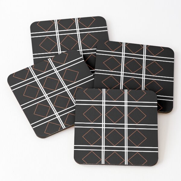 Item preview, Brown Diamond Shapes With Lines - Graphical Artistic Design designed and sold by signshirtz.