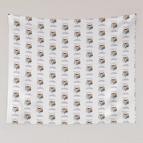 Item preview, Cat and Dragonfly Dreams are wings to your future designed and sold by Confussable.