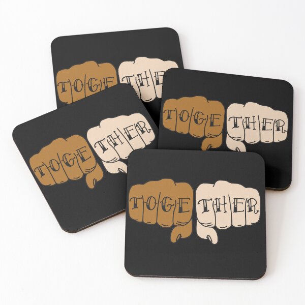 Item preview, Knuckle tattoo fist sticker- TOGETHER designed and sold by carolynmae.