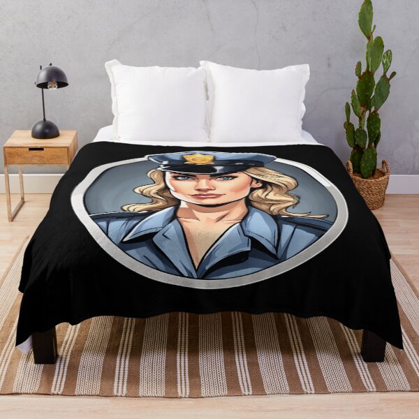 Item preview, Policewoman Strong Beautiful Woman Guarding the Law designed and sold by Aquillashop.