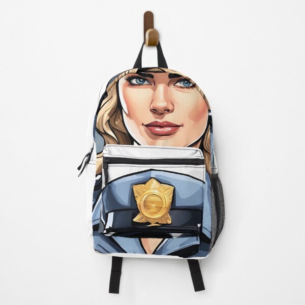 Item preview, Policewoman Strong Beautiful Woman Guarding the Law designed and sold by Aquillashop.