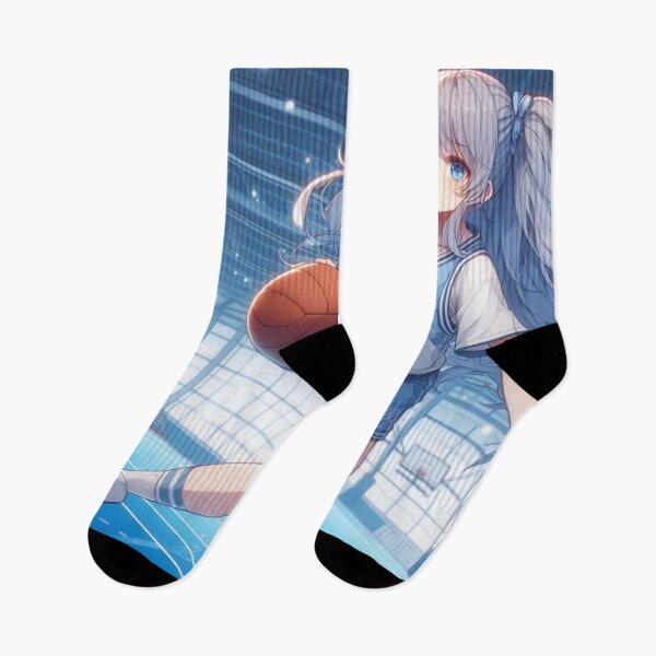 Item preview, Cute Cool Anime girl playing basketball, Pretty girl dribbling, Beautiful sports professional female basketballer at tournament jump shooting (SGVisionary) designed and sold by SGVisionary.