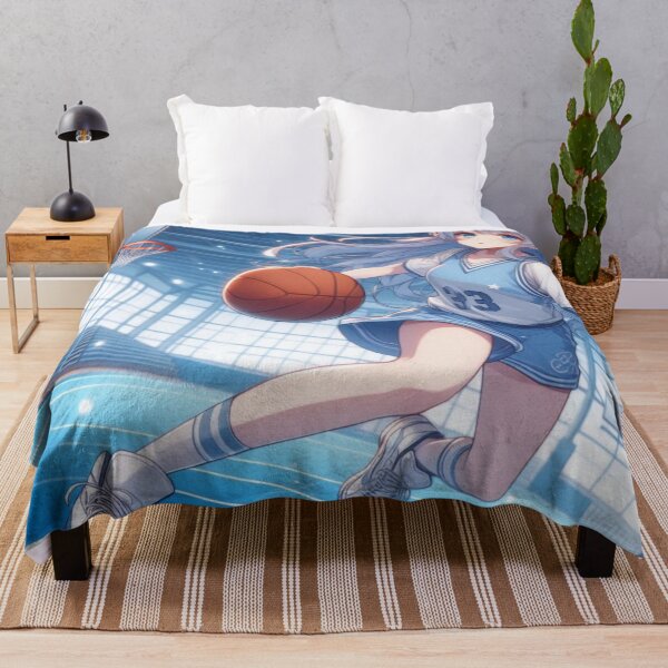 Item preview, Cute Cool Anime girl playing basketball, Pretty girl dribbling, Beautiful sports professional female basketballer at tournament jump shooting (SGVisionary) designed and sold by SGVisionary.