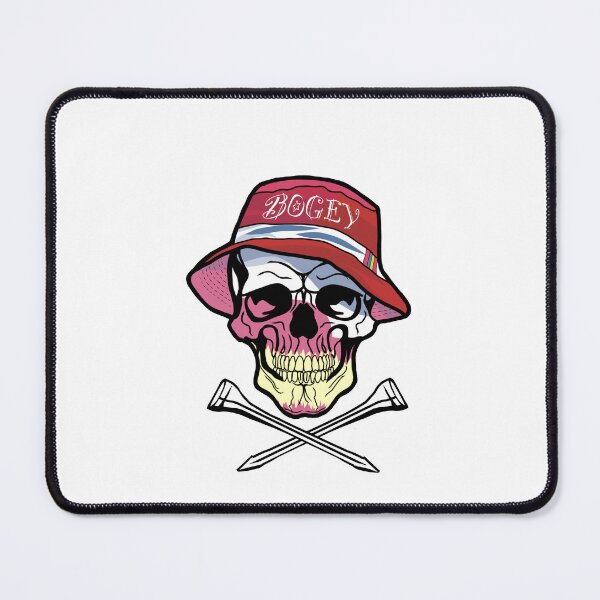 Item preview, Skull golfer in bucket hat designed and sold by diDprojects.