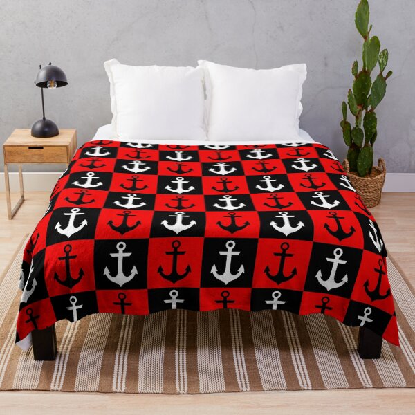 Item preview, Red Nautical Anchor Pattern designed and sold by PatternTitan.