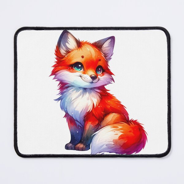 Item preview, Watercolor Cute Fox designed and sold by InsanseCreation.