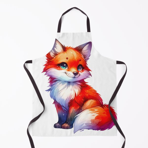 Item preview, Watercolor Cute Fox designed and sold by InsanseCreation.