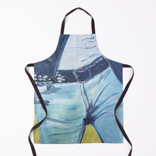 Item preview, Faith George Michael Hips Torso Art Painting designed and sold by BlackGloveDsign.