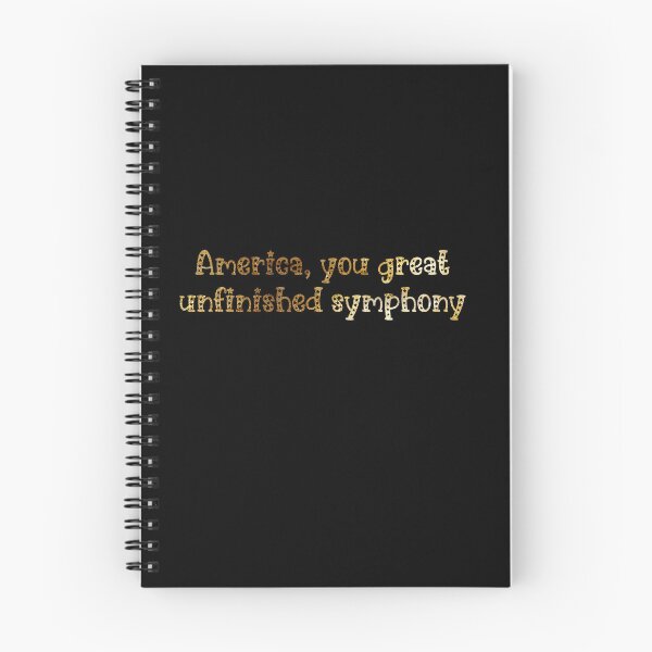 Item preview, America you great unfinished symphony designed and sold by Theatre Thoughts.