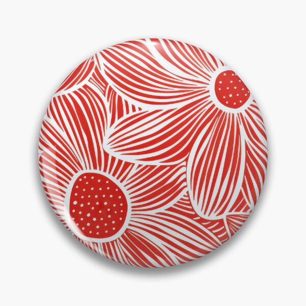Item preview, Red And White Floral Pattern designed and sold by brandway.