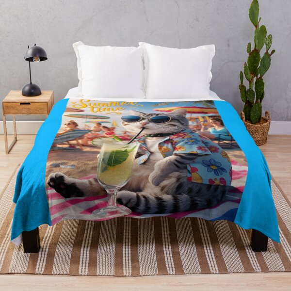 Item preview, Cat enjoying Summer Time designed and sold by kateds14.