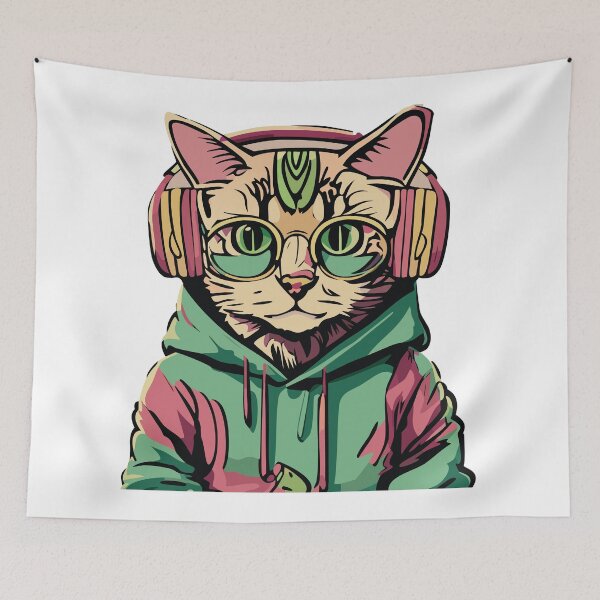 Item preview, Casual cat designed and sold by Knautschibert.