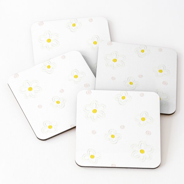 Item preview, flower and pink dots painted look designed and sold by Spirit and Style.