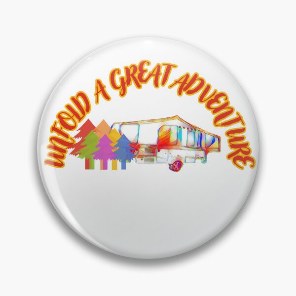 Item preview, Unfold a Great Adventure Rainbow Folding Caravan designed and sold by BeccaAelishe.