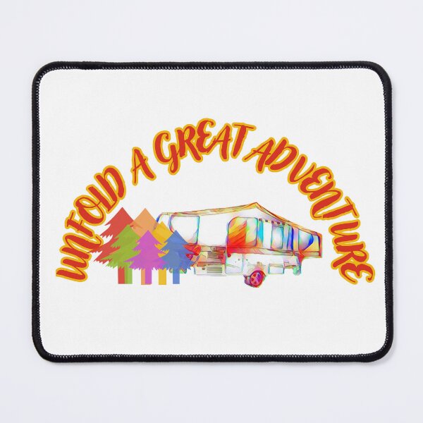 Item preview, Unfold a Great Adventure Rainbow Folding Caravan designed and sold by BeccaAelishe.