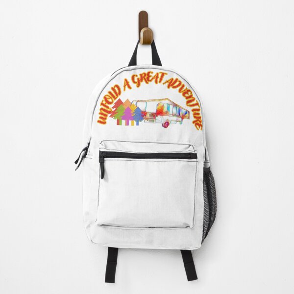 Item preview, Unfold a Great Adventure Rainbow Folding Caravan designed and sold by BeccaAelishe.