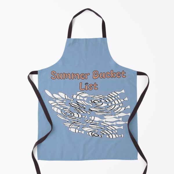 Item preview, Summer bucket list fishing circles designed and sold by Alohamagic.