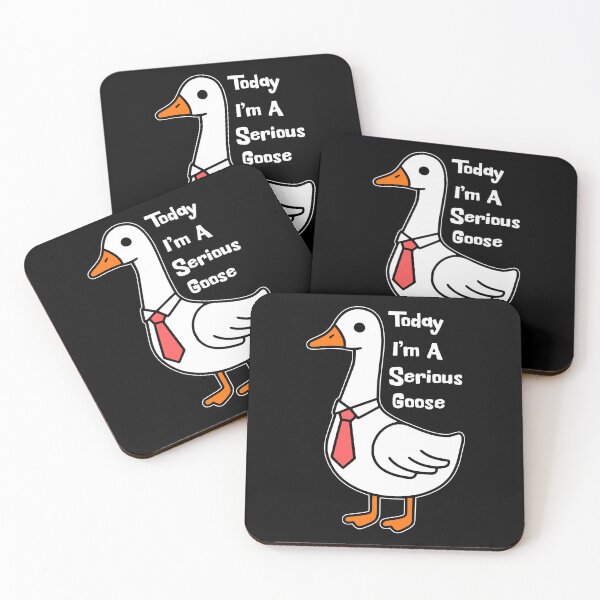 Artikelvorschau, Heute bin ich eine ernste Gans! Niedliches, lustiges, albernes Gans-Wortspiel entworfen und verkauft von PMCreative.