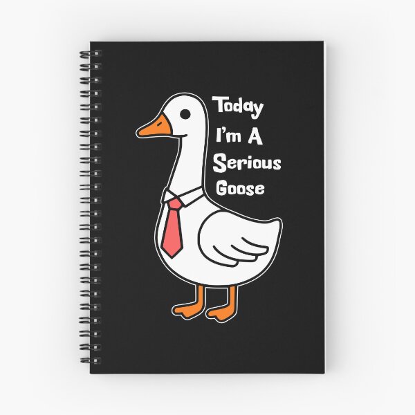 Item preview, Today I'm A Serious Goose! Cute Funny Silly Goose Pun designed and sold by PMCreative.