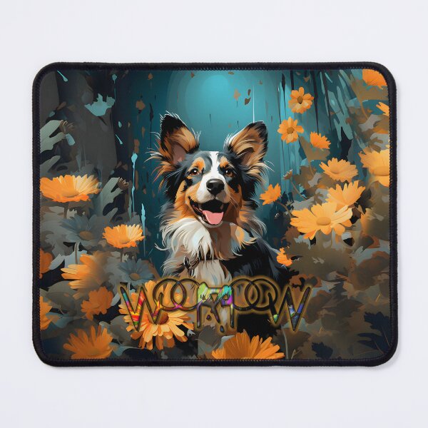 Item preview, Floral dog adventure designed and sold by Woof-WoofSK.