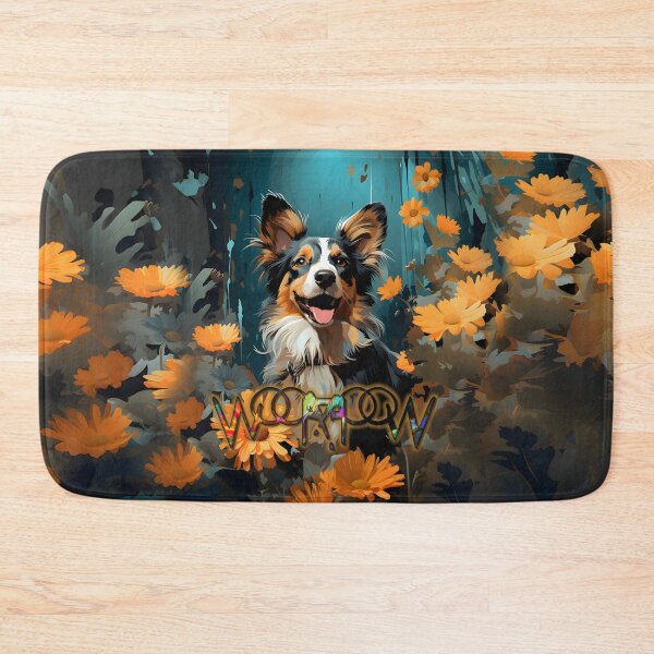 Item preview, Floral dog adventure designed and sold by Woof-WoofSK.