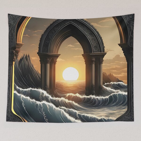 Item preview, Sunset ruins designed and sold by Alwayseddie.