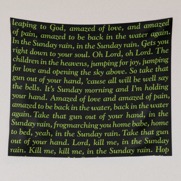 Item preview, Frogs - Nick Cave & The Bad Seeds (lyrics) v.7 designed and sold by x1brett.