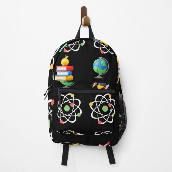 Item preview, Junior High School Science Study Science Rocket Graphic Education Theme Colorful Pattern Black Design designed and sold by Raise2Shine.