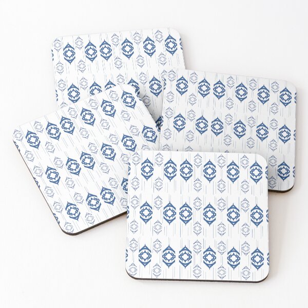 Item preview, Beautiful turquoise blue Thai fabric lines designed and sold by LadyP-design.