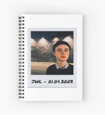 Jaeden Lieberher Polaroid Edit (1) Spiral Notebook