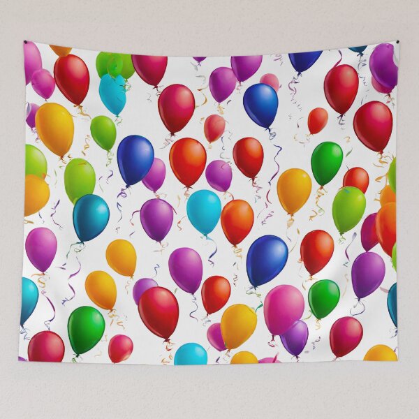 Item preview, Patrón de carnaval de globos de colores animados 2 designed and sold by Tom-Johnson.