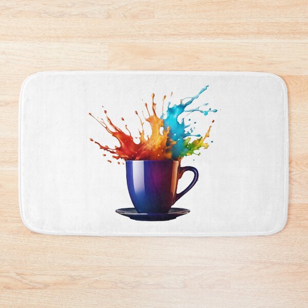 Item preview, Coffee Cup with Bright Paint Splash 2 designed and sold by Tom-Johnson.