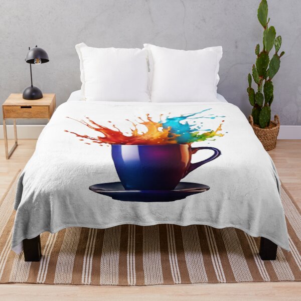 Item preview, Coffee Cup with Bright Paint Splash 2 designed and sold by Tom-Johnson.