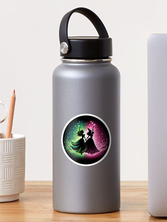 Thumbnail 1 of 3, Sticker, Elphaba & Glinda Wicked the Musical designed and sold by NerdiPop.