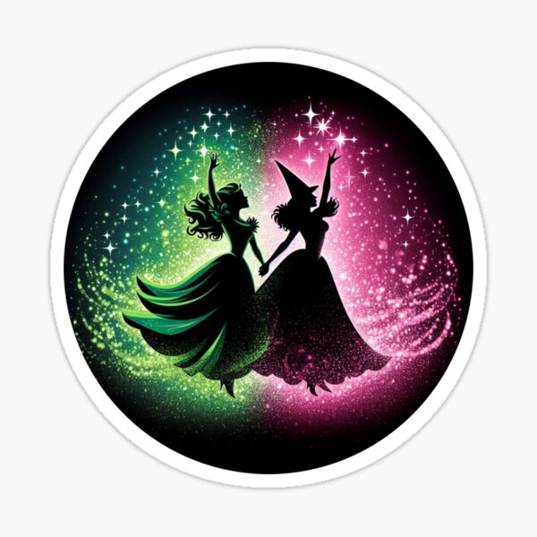 Elphaba & Glinda Wicked the Musical Sticker